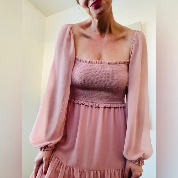 ARITZIA Wilfred Tempest Dress in Poetic Pink SMALL - Picture 14 of 14